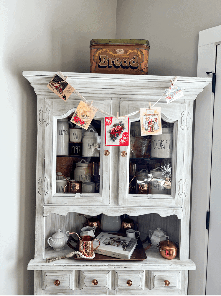 Vintage Christmas Card Garland