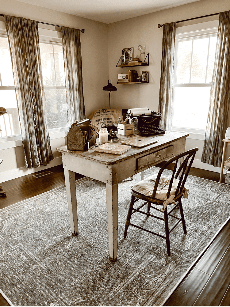 Vintage Farmhouse Home Office