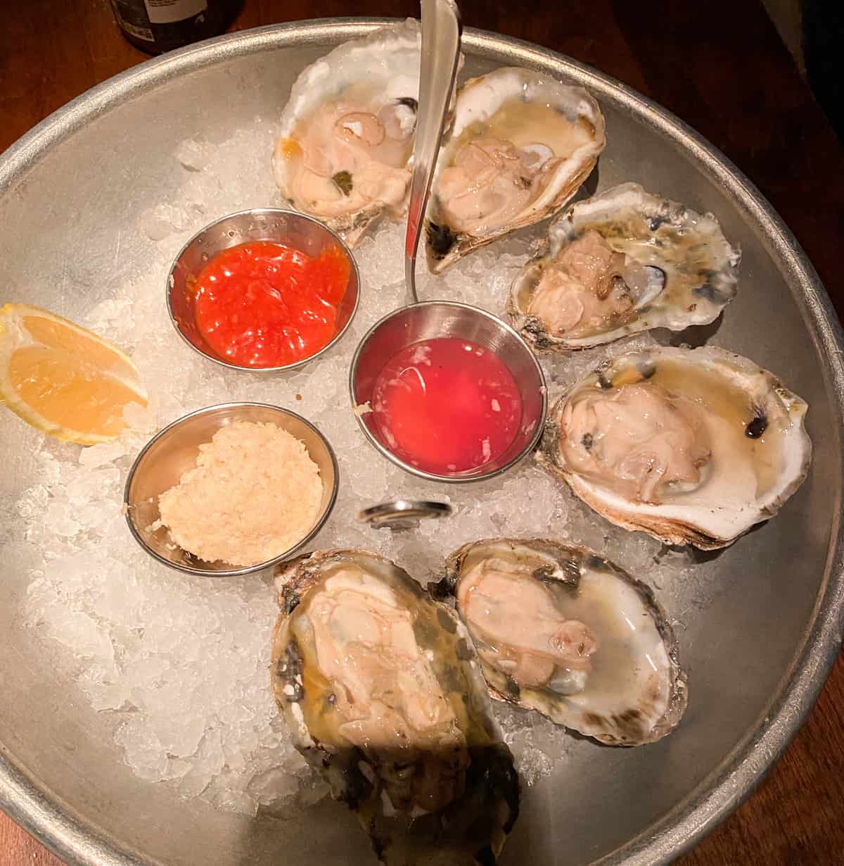 Oysters at Amen Street