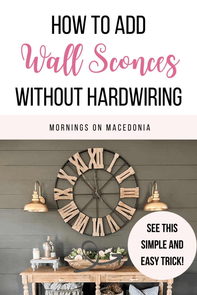 How to Add Wall Sconces Without Hardwiring 