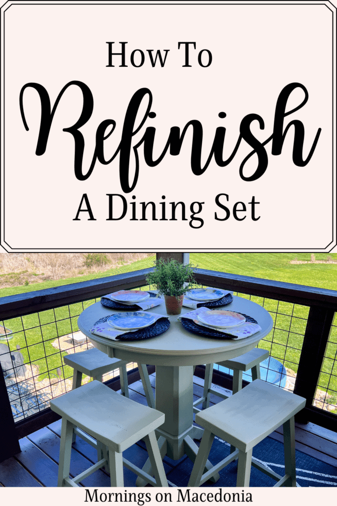 How To Refinish a Dining Set
