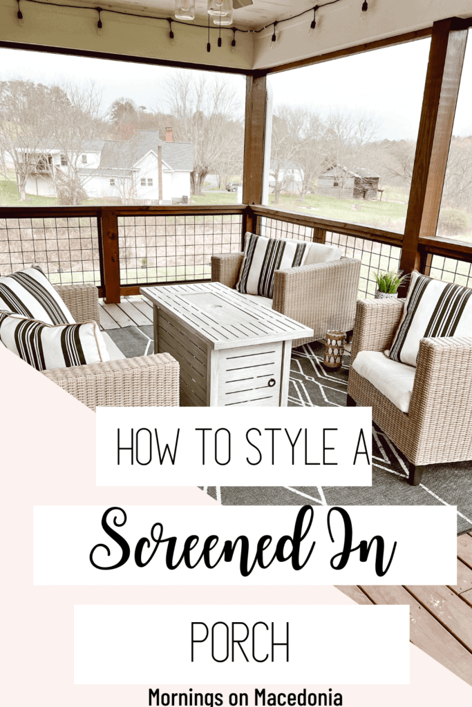 How to Style a Screened In Porch 