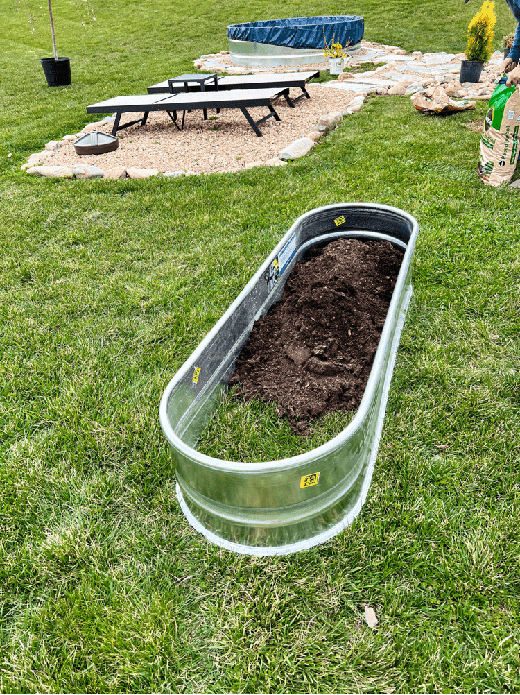 Filling the Raised Beds with Soil