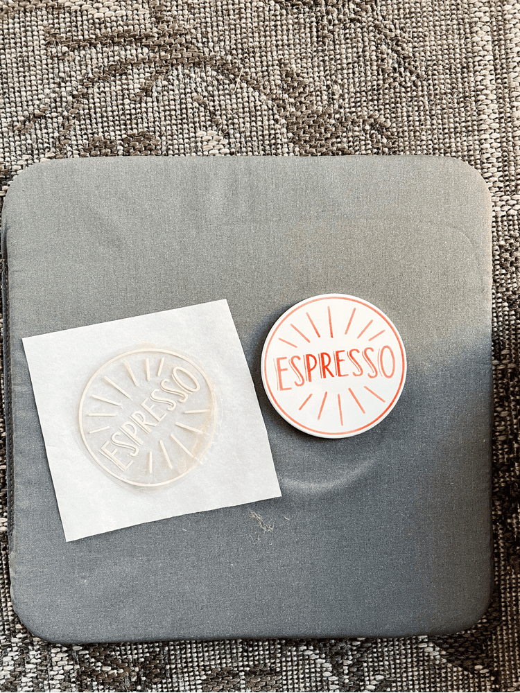 DIY Coaster with Cricut Infusible Ink
