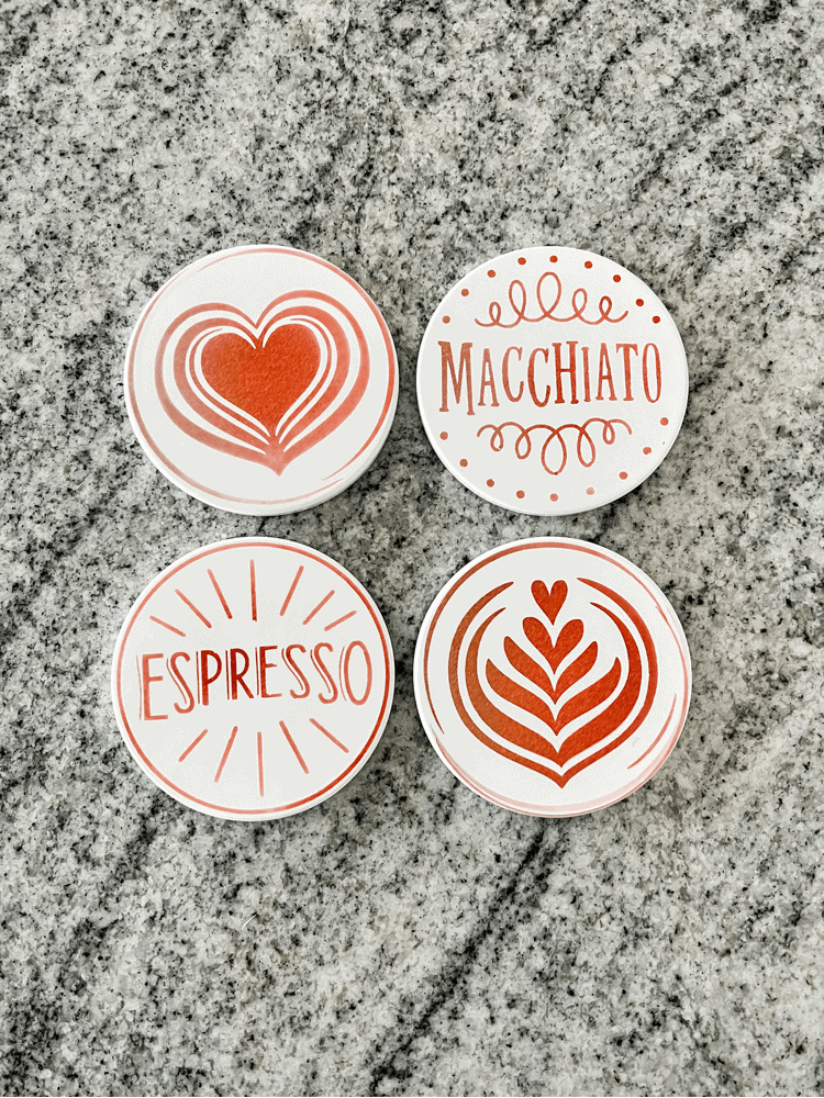 How to Make Coasters With Cricut's Infusible Ink - Mornings on Macedonia