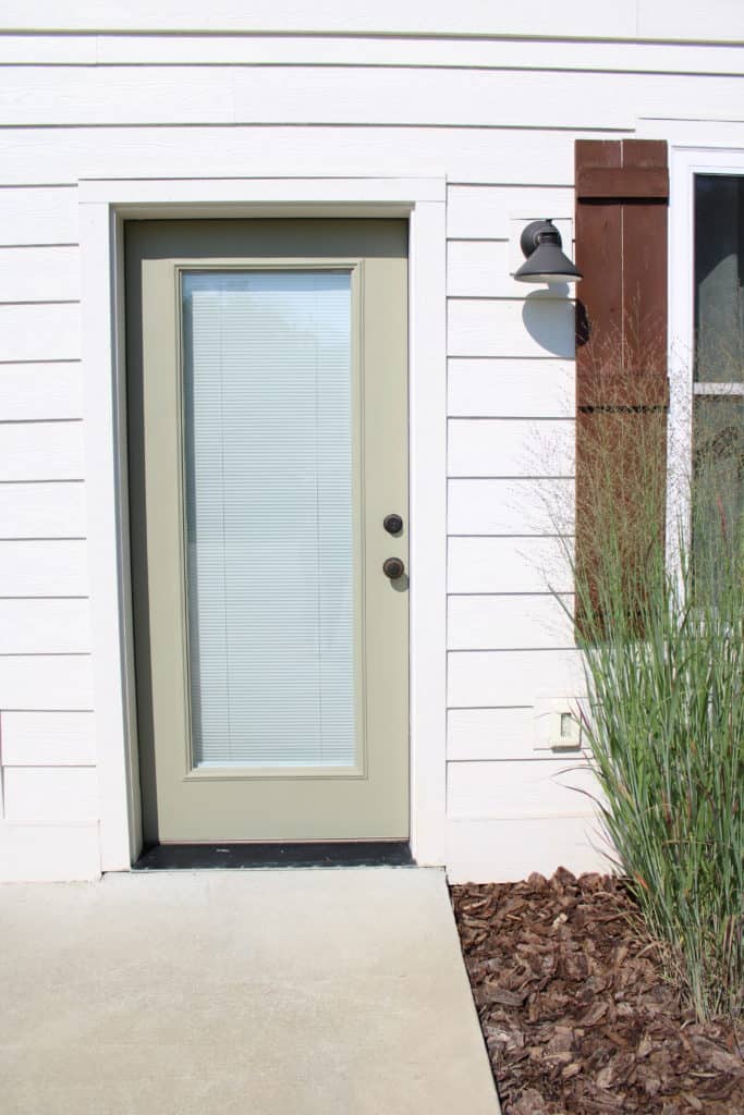 Exterior Door Painted With Fusion Mineral Paint