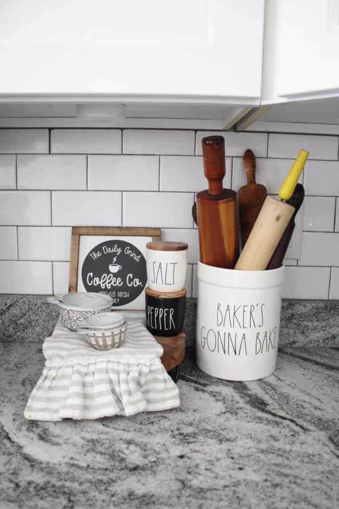 Farmhouse Kitchen Counter Display