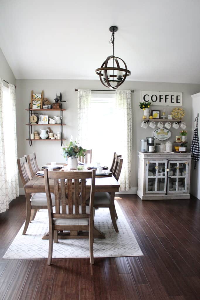 Summer Dining Room View