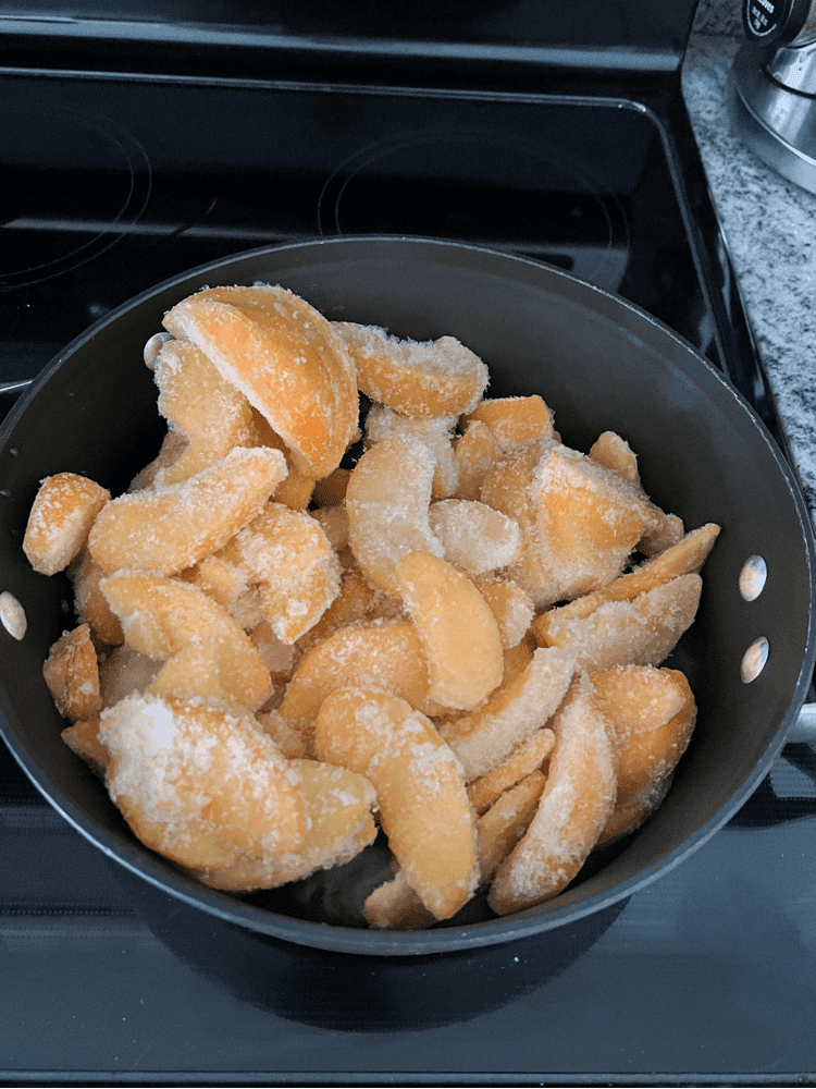 Cooking Peaches