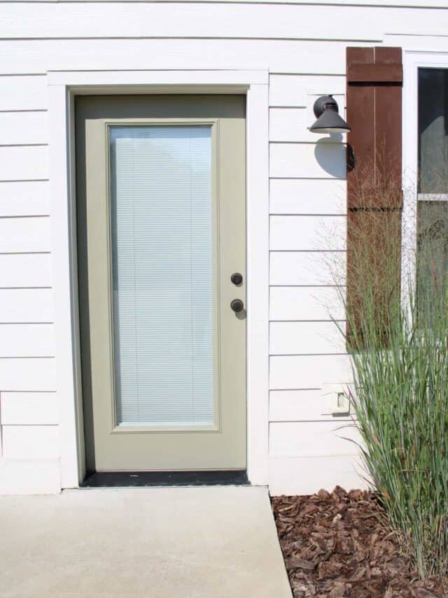 Exterior Door Painted With Fusion Mineral Paint