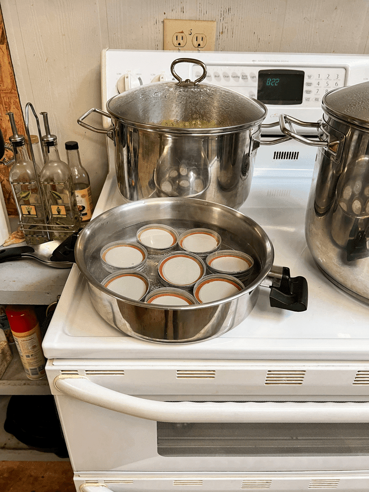 Boiling Canning Lids