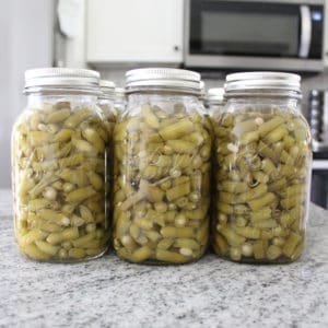 Canned Green Beans in Kitchen