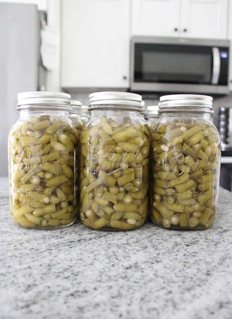 Canned Green Beans in Kitchen