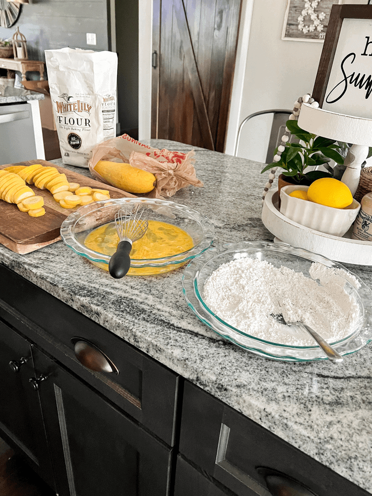 Frying Squash Station