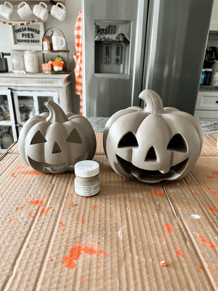 Painting Jack-O-Lanterns With Fusion Mineral Paint