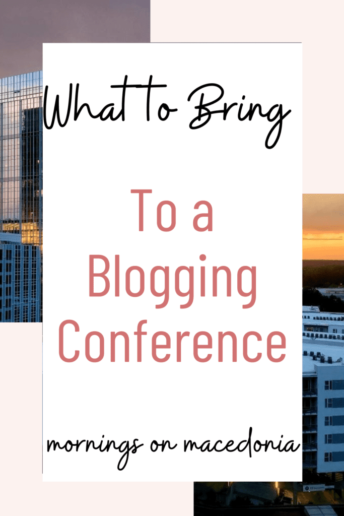 What to bring to a Blogging Conference