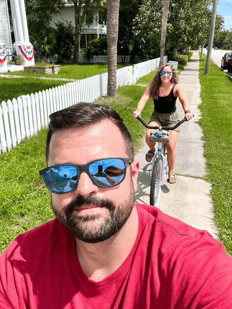 Biking in Sullivan's Island
