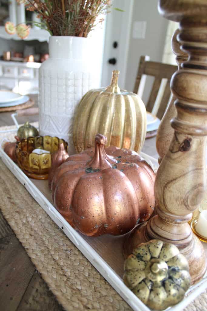 Easy DIY Mercury Glass Pumpkins