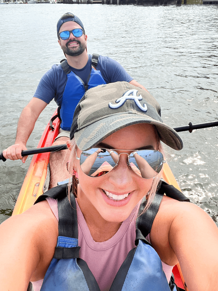 Kayaking on Shem Creek