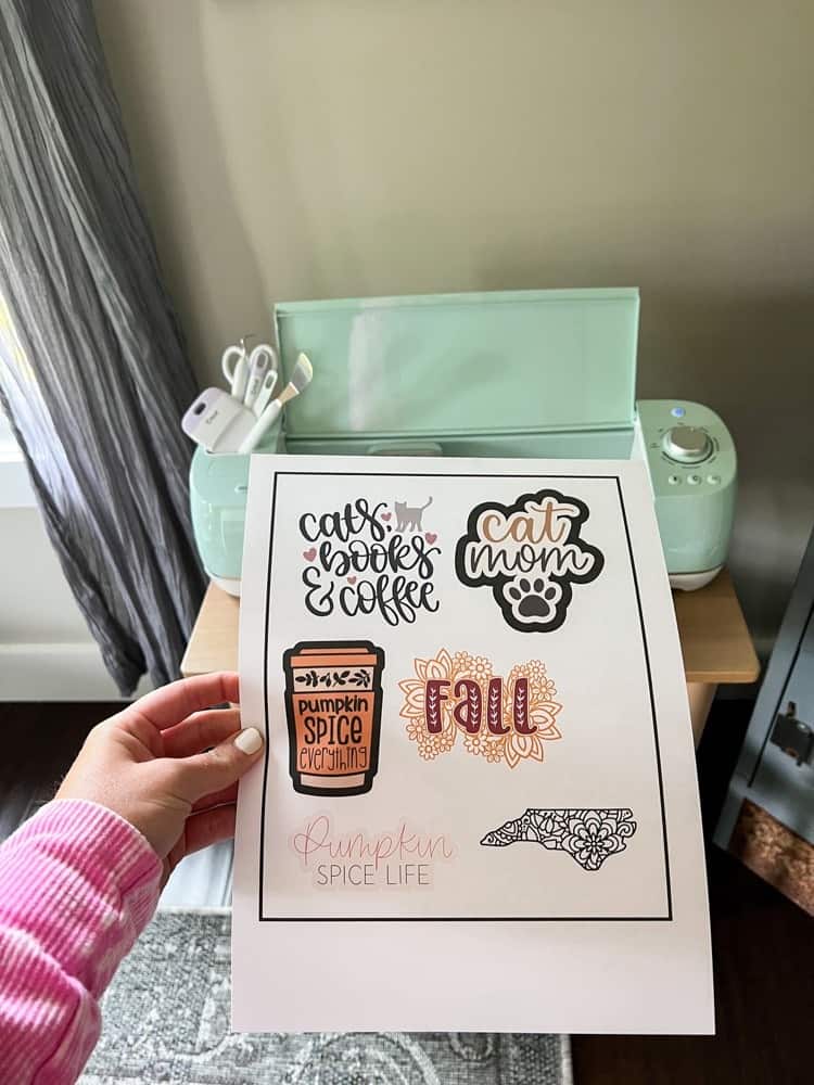 Stickers with Cricut Machines