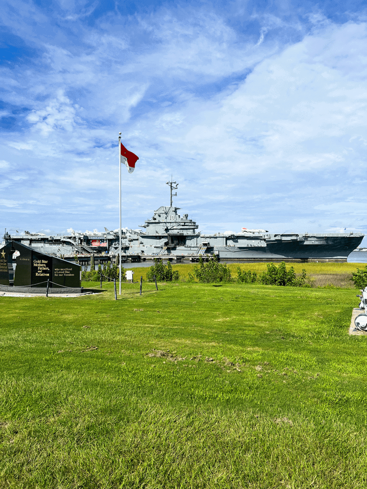 View of USS Yorktown