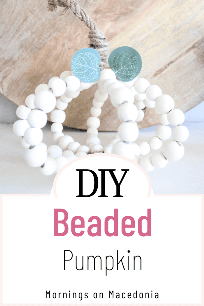 DIY Beaded Pumpkin