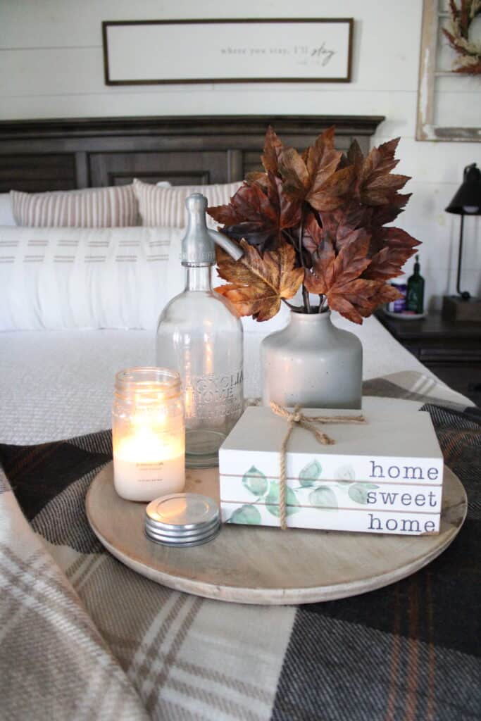 Fall Bedroom Tray