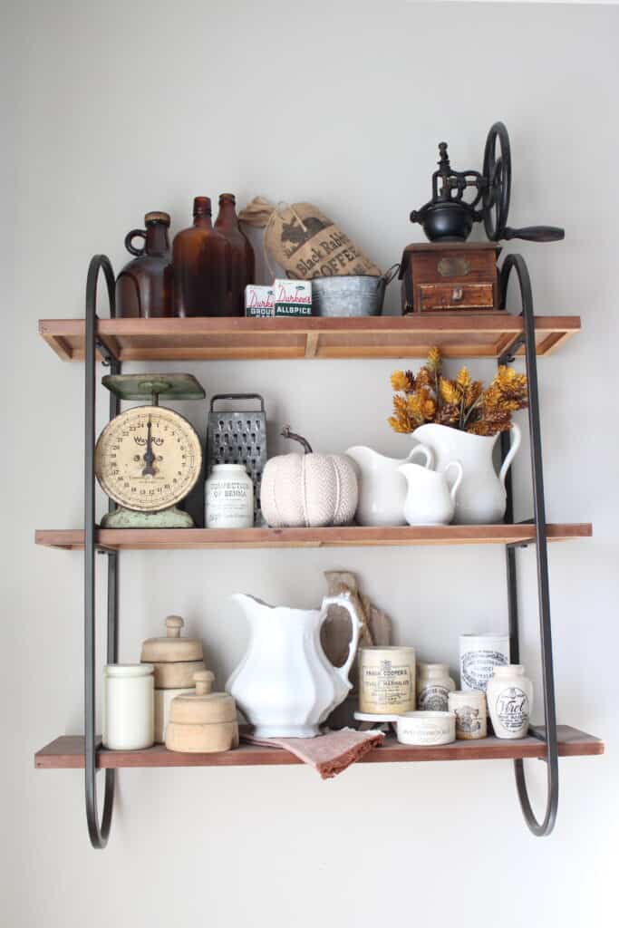 Fall Open Shelves