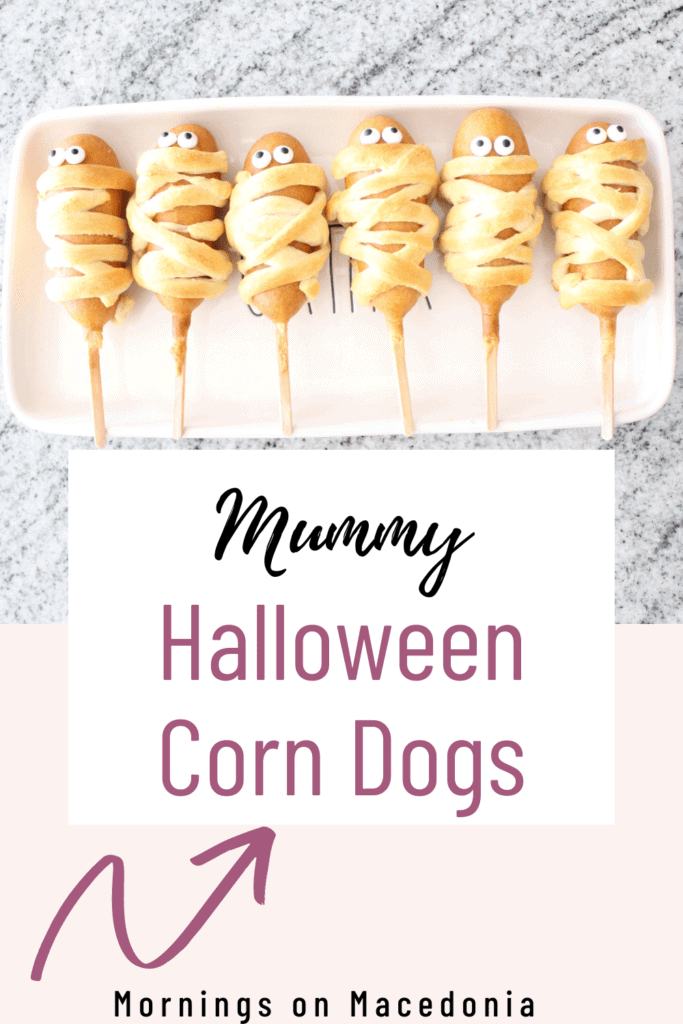 Mummy Halloween Corn Dogs