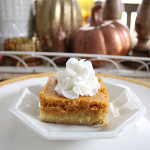 Pumpkin Ooey Gooey Butter Cake Recipe Mornings on Macedonia