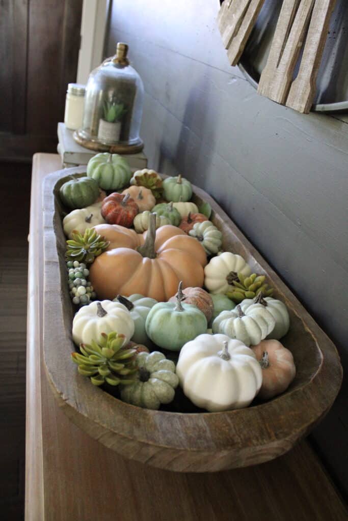 Pumpkins in Dough Bowl