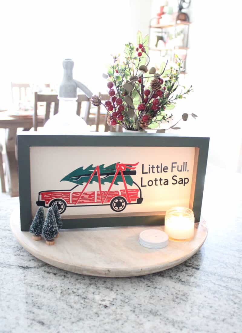 Finished Christmas Vacation Sign