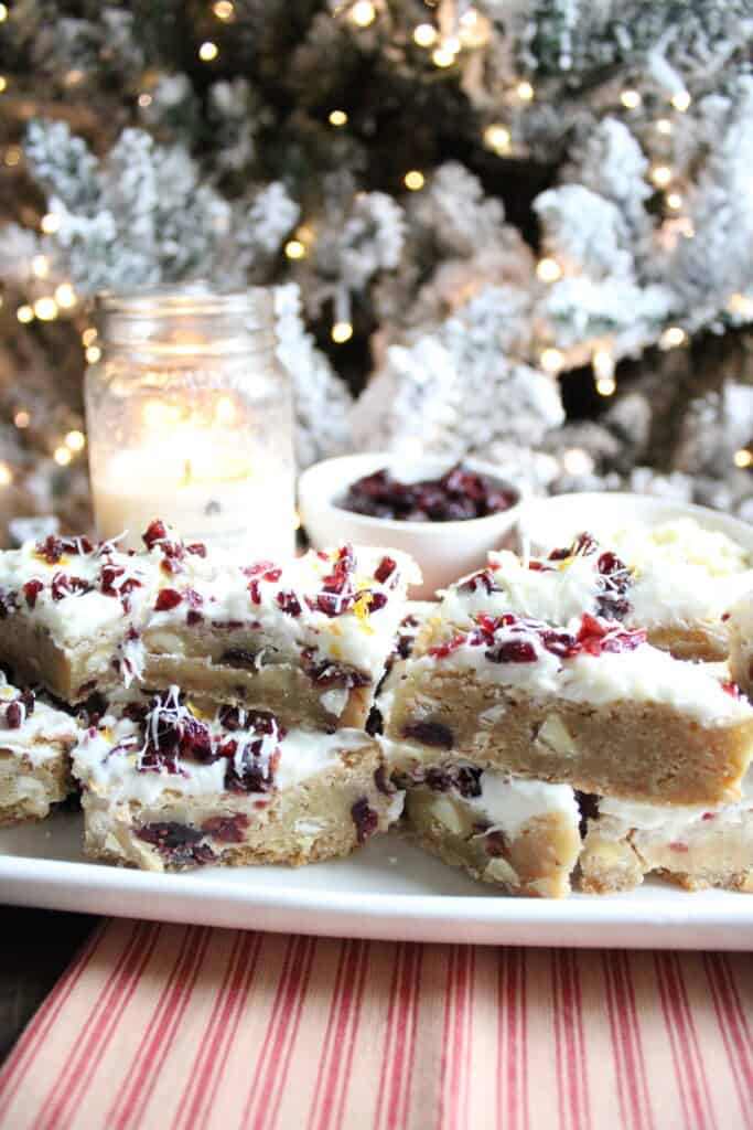 Finished Starbucks Cranberry Bliss Bars