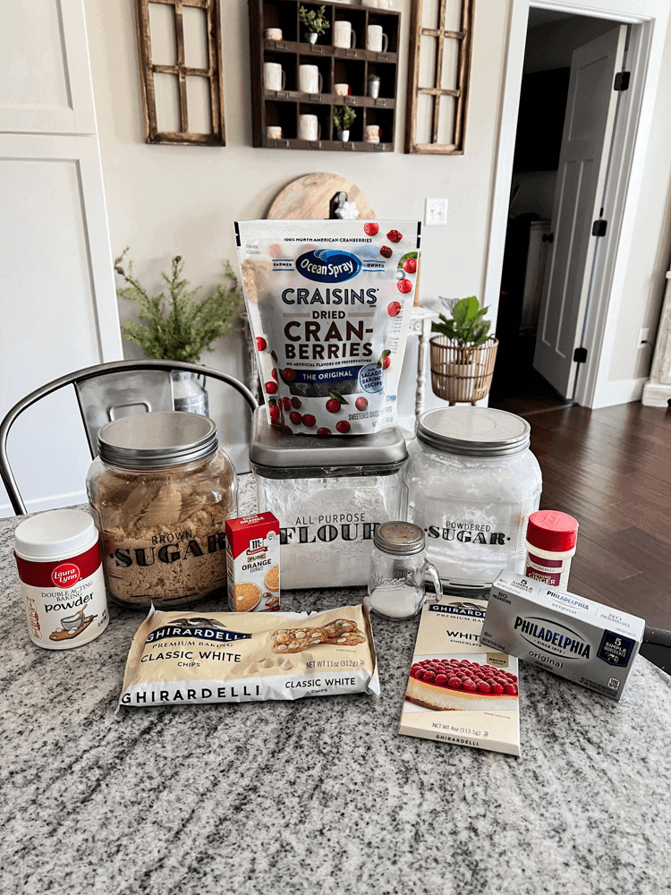 Ingredients Needed for Cranberry Bars