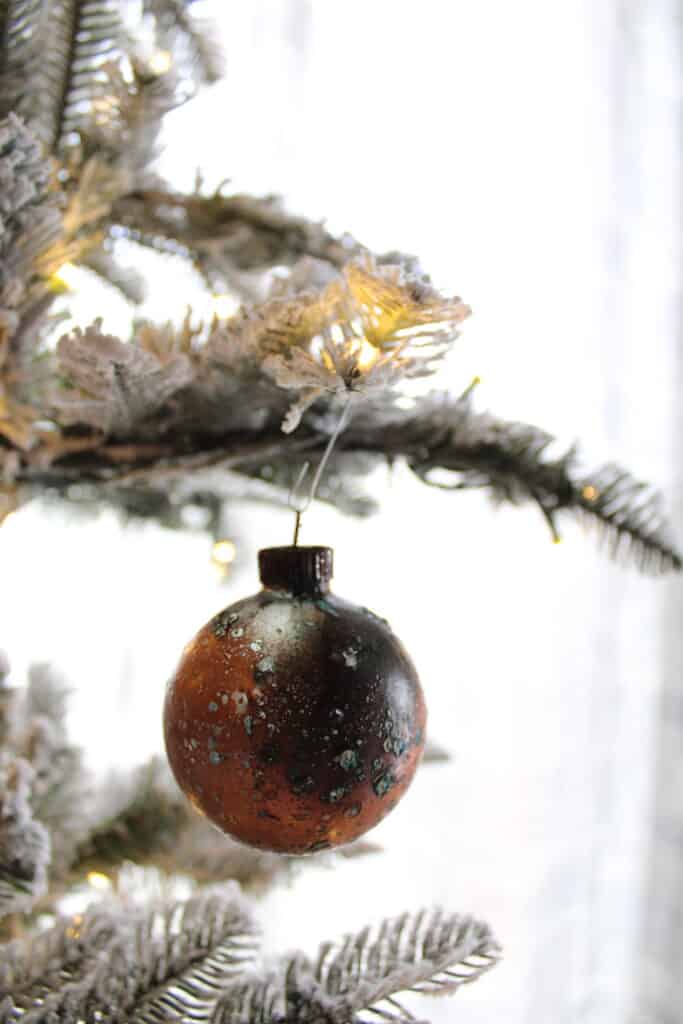 DIY Mercury Glass Ornaments - My Creative Days