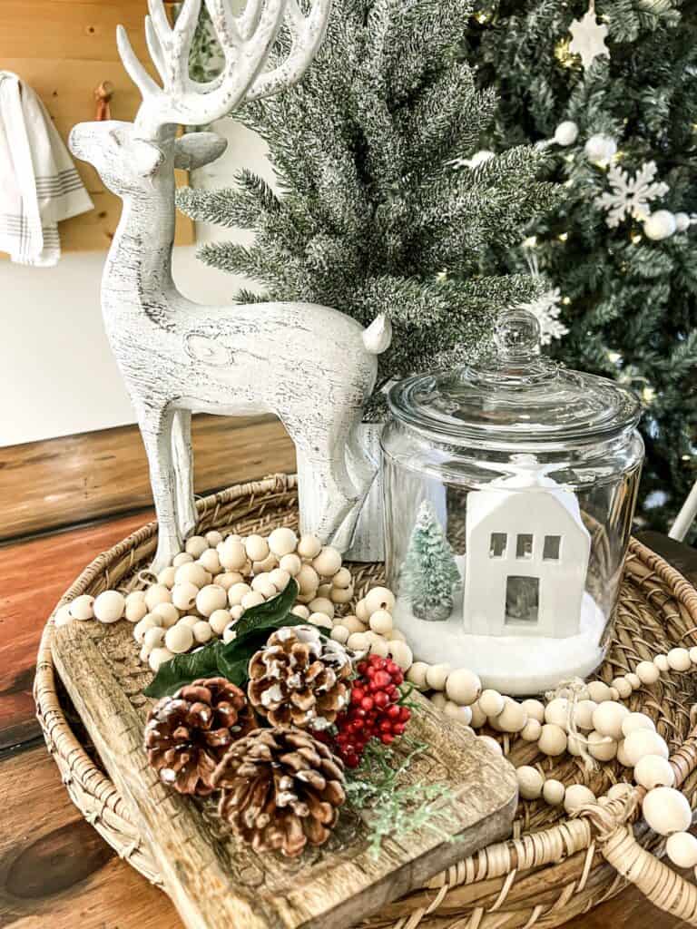 Our Tiny Nest - Winter On a Tray Decor