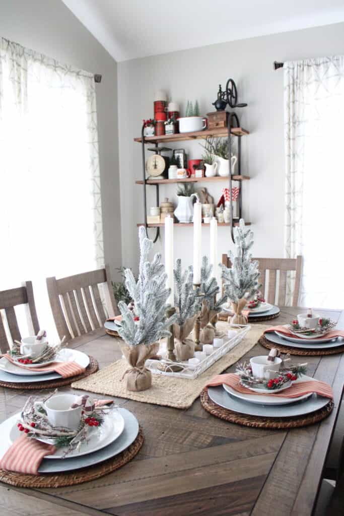 Vintage Christmas Tablescape