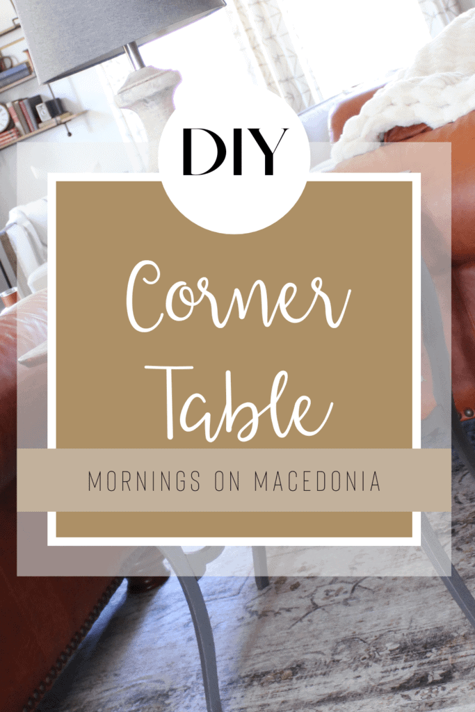 DIY Corner Table