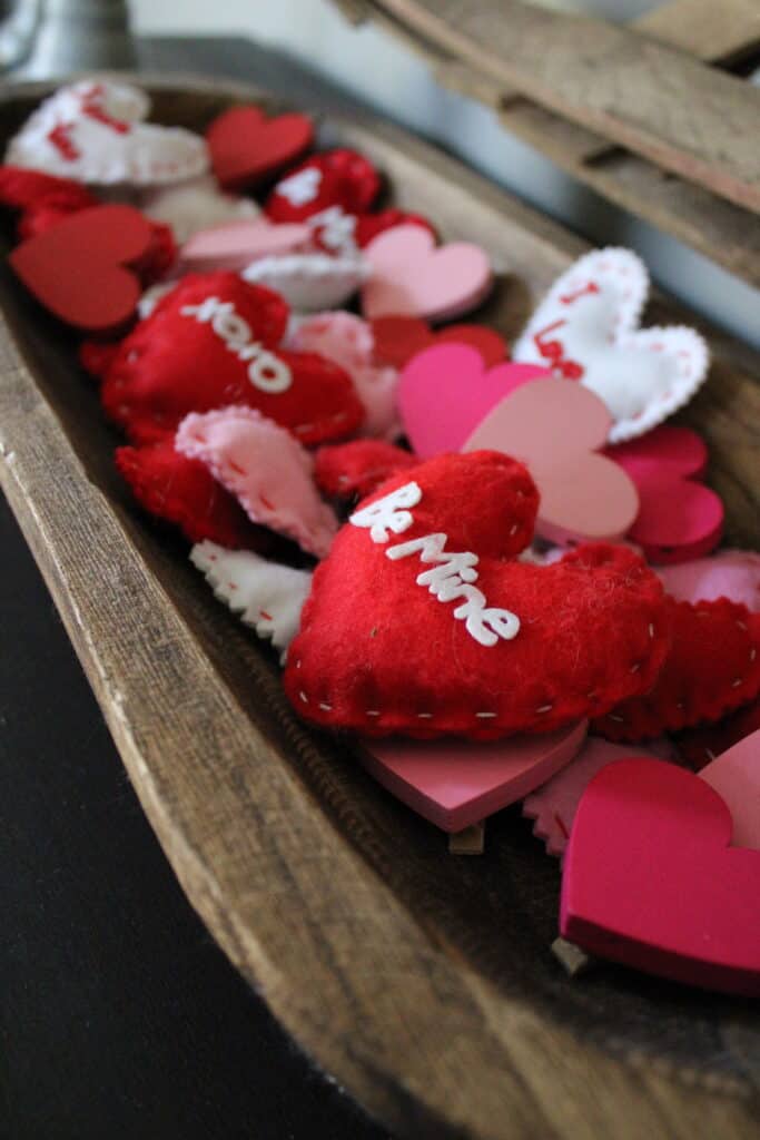 Dough Bowl Filled With Hearts