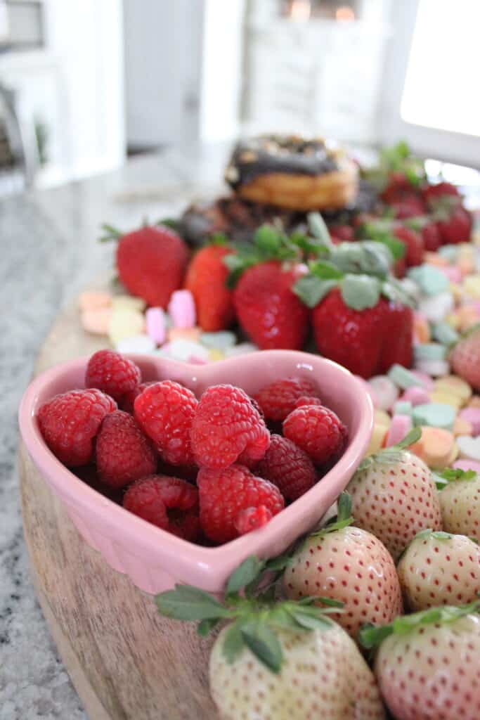 Fruit in Heart Shaped Bowl