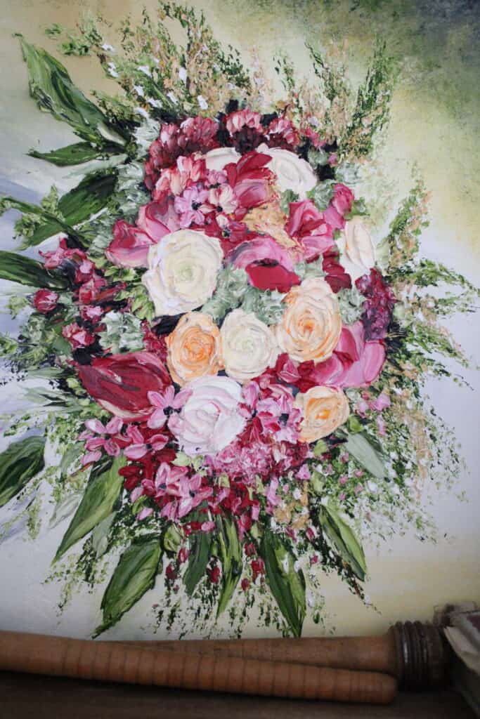 My Wedding Bouquet Painting