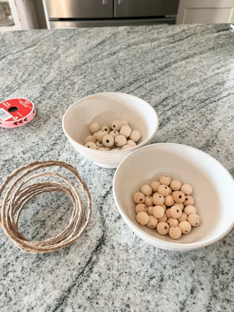 Separating Large and Small Wood Beads