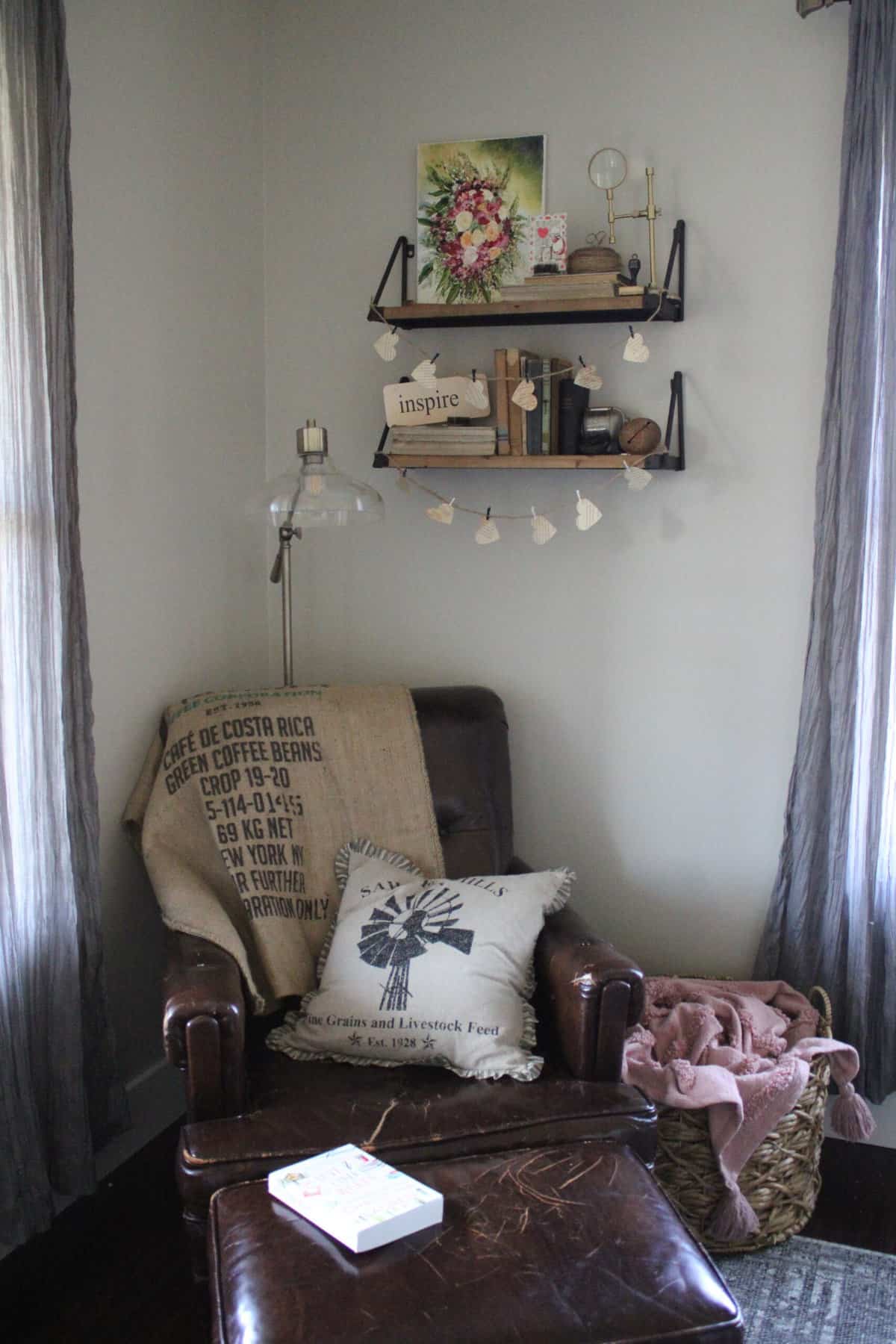 Home Office Valentines Day Decor Ideas - Mornings on Macedonia