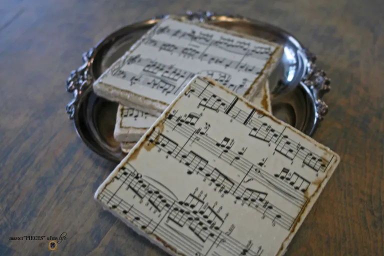 sheet-music-coaster-DIY-2