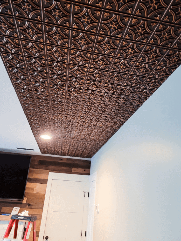 Copper DIY Ceiling Tiles