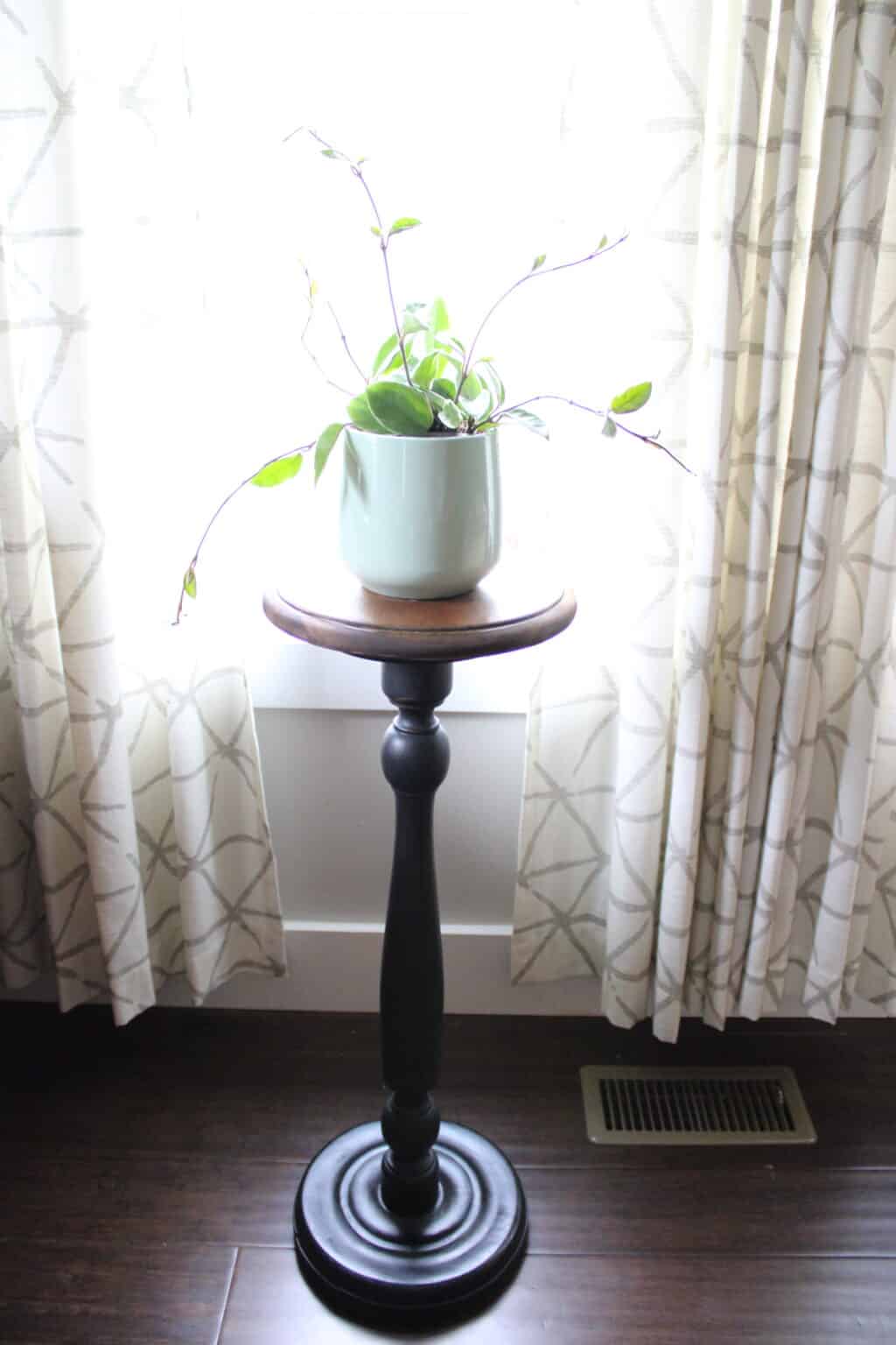 DIY Plant Stand Refresh With Black Dog Salvage Paint - Mornings on ...