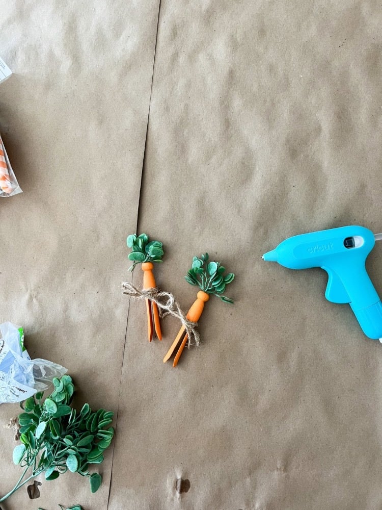 Making Vintage Clothespin Carrots