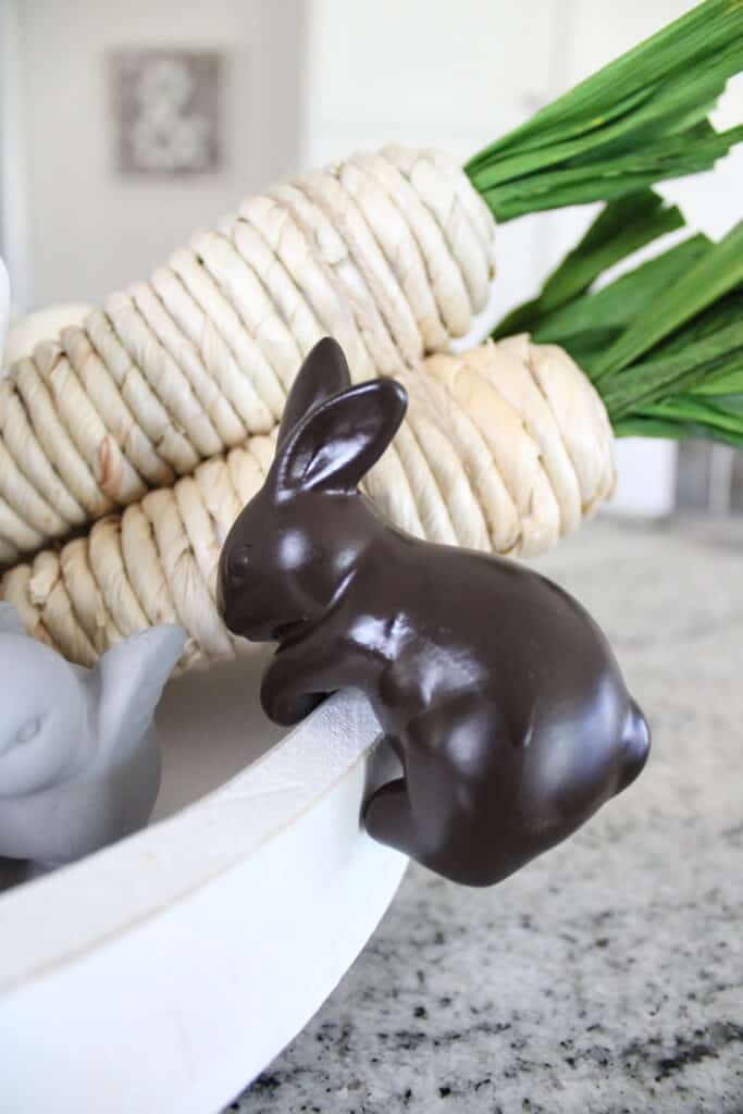 Mini Faux Chocolate Bunny