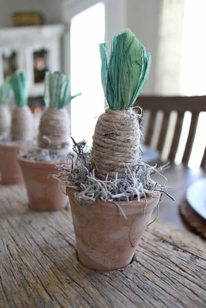 Clothespin Carrots (DIY Easter Decor) - The Happy Farmhouse