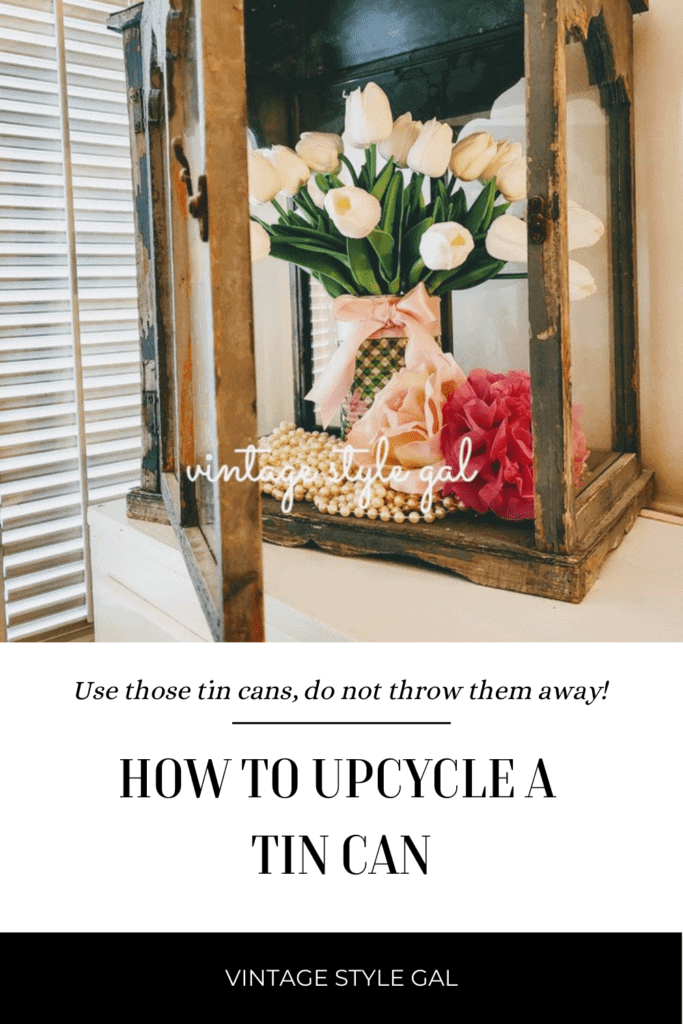 How to upcycle tin can